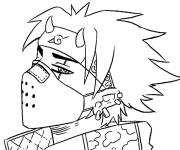 Coloriage Aper&ccedil;u du ninja Kakashi
