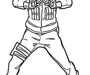 Coloriage Combattant Kakashi en forme