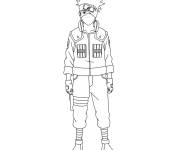 Coloriage Hatake Kakashi corps entier