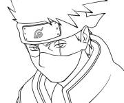 Coloriage Imagier de Kakashi