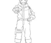 Coloriage Kakashi aimable