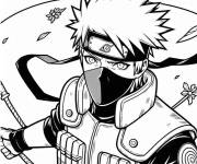Coloriage Kakashi artline