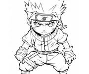 Coloriage Kakashi de bande anim&eacute;