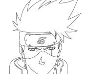 Coloriage et dessins gratuit Kakashi &eacute;nerv&eacute; à imprimer