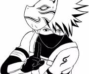 Coloriage Kakashi Hatake de Kanoha