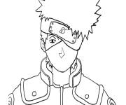Coloriage Kakashi Hatake dessin&eacute; &agrave; la main