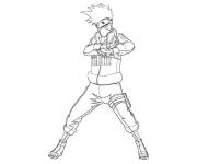 Coloriage et dessins gratuit Kakashi Hatake en croissance à imprimer