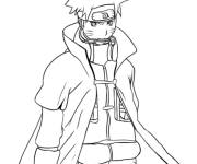 Coloriage Kakashi Hatake l'ami de Naruto