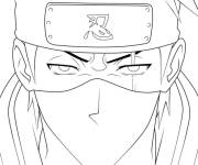 Coloriage et dessins gratuit Kakashi Hatake s&eacute;rieux à imprimer
