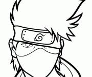 Coloriage Kakashi Hatake stylis&eacute;