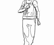 Coloriage Kakashi, membre des forces sp&eacute;ciales Anbu