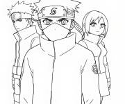 Coloriage Kakashi Naruto obito