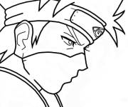 Coloriage et dessins gratuit Kakashi triste à imprimer