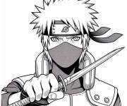 Coloriage Kuna&iuml; de Kakashi de manga