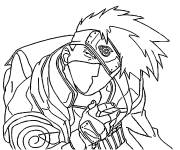 Coloriage Le beau Hatake Kakashi