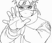 Coloriage Les sceaux de Kakashi