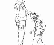 Coloriage Mentor Kakashi