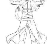 Coloriage Naruto Kakashi