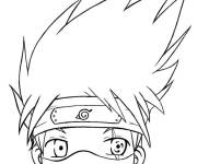 Coloriage et dessins gratuit Ninja Kakashi kawaii à imprimer
