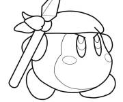 Coloriage Bandana Waddle Dee facile