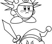 Coloriage Combattant Kirby