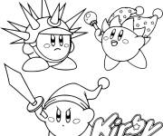 Coloriage Kirby de Batlle Royale
