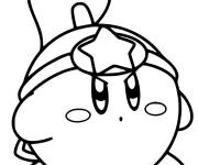 Coloriage Kirby de Dreamland worrier