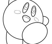 Coloriage Kirby en vecteur