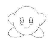 Coloriage et dessins gratuit Kirby garçon mignon à imprimer