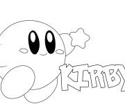 Coloriage Kirby Joyeuse star