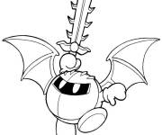 Coloriage Kirby Meta Knight