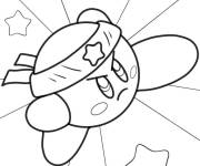 Coloriage Kirby Ninja à télécharger