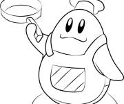 Coloriage Le chef de cuisine Kirby