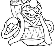 Coloriage Le Penguin Dedede de Kirby