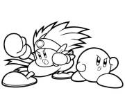 Coloriage Les boules magiques de Kirby