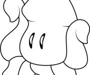 Coloriage monstre Kirby