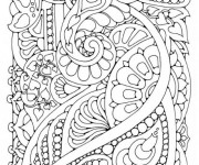 Coloriage Klimt Anti-Stress