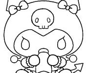Coloriage B&eacute;b&eacute; Kuromi pour les toddlers