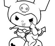 Coloriage Kuromi aimable