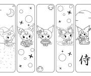 Coloriage Kuromi artclips