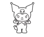 Coloriage Kuromi corps entier