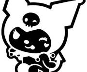 Coloriage et dessins gratuit Kuromi en vecteur à imprimer