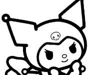 Coloriage et dessins gratuit Kuromi ps à imprimer
