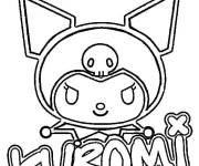 Coloriage Logo de Kuromi