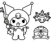 Coloriage Reliques de Kuromi