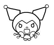 Coloriage Simple Kuromi adorable