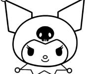 Coloriage Visage de Kuromi