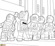 Coloriage Légo Batman