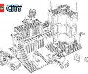 Coloriage et dessins gratuit Légo City à imprimer