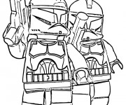 Coloriage Légo Film Star Wars